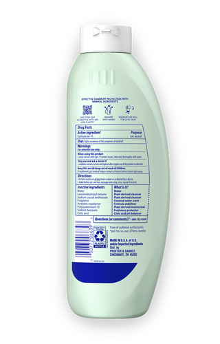 silicone free dandruff shampoo, sulfate free dandruff shampoo, dye free dandruff shampoo for oily hair