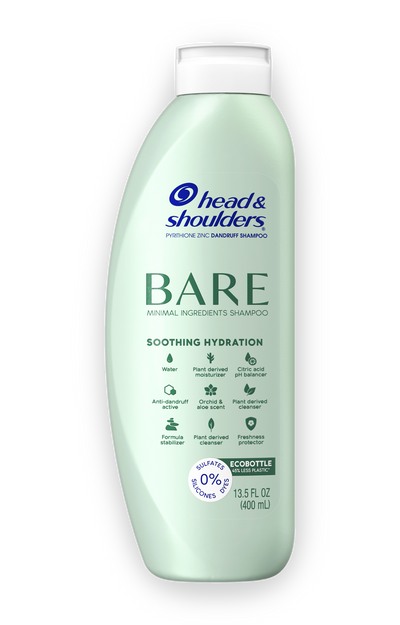 hydrating silicone free dandruff shampoo, sulfate free dandruff shampoo, dye free dandruff shampoo 