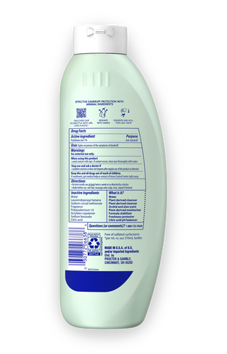 hydrating silicone free dandruff shampoo, sulfate free dandruff shampoo, dye free dandruff shampoo 