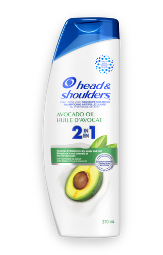 Avocado Oil 2 in 1 Anti-Dandruff Shampoo and Conditioner, 380ml