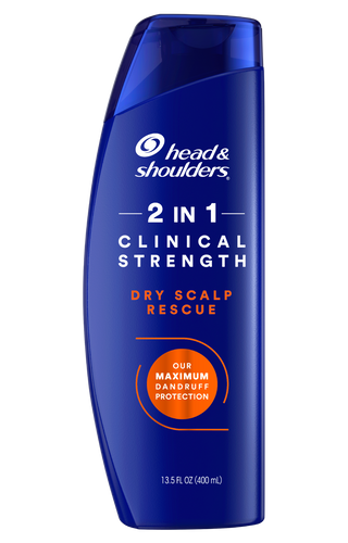 2 in 1 Clinical Strength Dry Scalp Rescue
