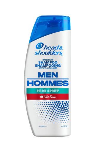 Mens Old Spice Pure Sport Anti Dandruff Shampoo