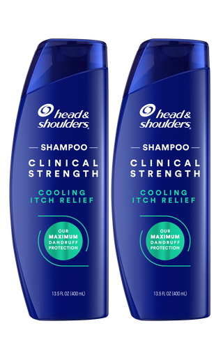 Clinical Strength Dandruff Defense Intensive Itch  Relief Shampoo  Dual Pack