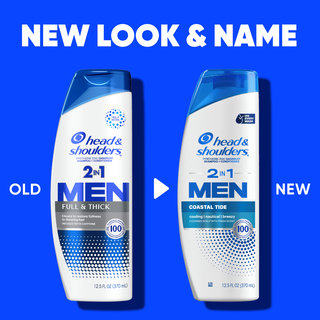 Champú y acondicionador 2 en 1 para hombre, Marea costera