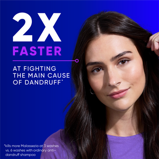 2x Faster at Fighting The Main Cause of Dandruff