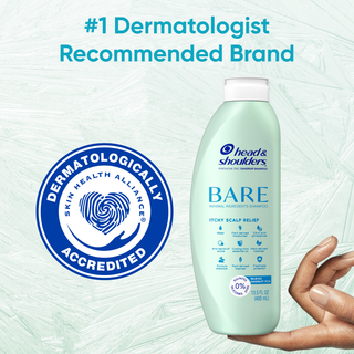 BARE Itchy Scalp Relief Dandruff Shampoo, Anti-Dandruff Treatment