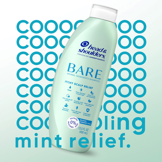 BARE Itchy Scalp Relief Dandruff Shampoo, Anti-Dandruff Treatment