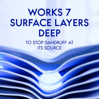 Works 7 Surface Layers Deep To Stop Dandruff At Its Source