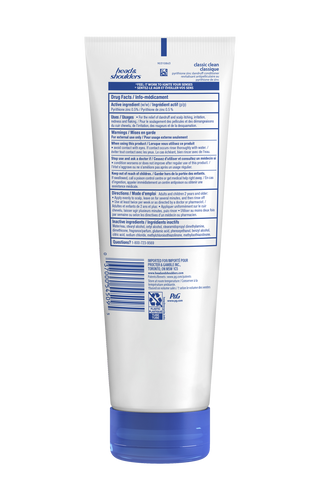HEAD & SHOULDERS CLASSIC CLEAN CONDITIONER, 325ML