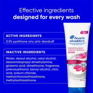 Smooth & Silky Dandruff Conditioner, Frizz Control