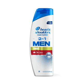 Mens 2 in 1 Dandruff Shampoo and Conditioner, Old Spice Timber