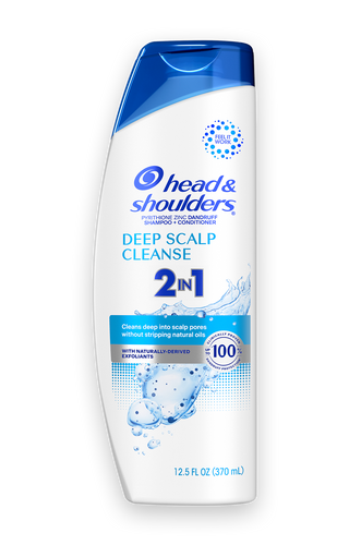 DEEP SCALP CLEANSE 2 IN 1 ANTI-DANDRUFF SHAMPOO AND CONDITIONER FOR DAILY USE, PARABEN FREE