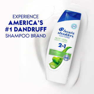  2 in 1 Dandruff Shampoo and Conditioner, Anti-Dandruff Treatment, Aloe Vera for Soothing Scalp Relief, Paraben Free