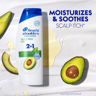 Avocado Oil 2 in 1 Anti-Dandruff Shampoo and Conditioner, 380ml