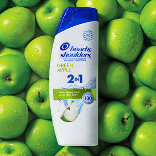 GREEN APPLE ANTI-DANDRUFF 2 IN 1 DANDRUFF SHAMPOO AND CONDITIONER FOR DAILY USE, PARABEN FREE
