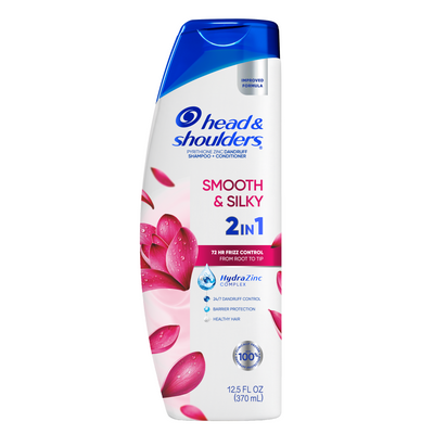 Smooth & Silky 2 in 1 Dandruff Shampoo and Conditioner