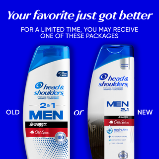Champú y acondicionador 2 en 1 para hombre, Old Spice Swagger