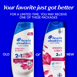 Smooth & Silky 2 in 1 Dandruff Shampoo and Conditioner