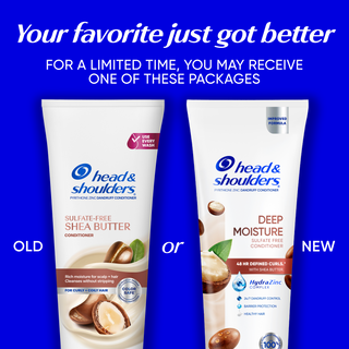 Deep Moisture Dandruff Conditioner, Shea Butter, Zinc Pyrithione