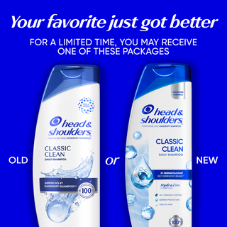Classic Clean Anti-Dandruff Shampoo for Daily Use, Paraben Free