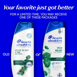 Itch Relief Dandruff Shampoo, 24/7 Protection, Zinc Pyrithione