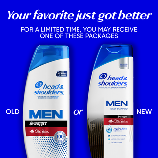 Mens Dandruff Shampoo, Old Spice Swagger
