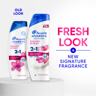 Smooth & Silky 2 in 1 Dandruff Shampoo and Conditioner