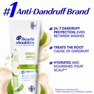Green Apple Anti-Dandruff Conditioner, Zinc Pyrithione