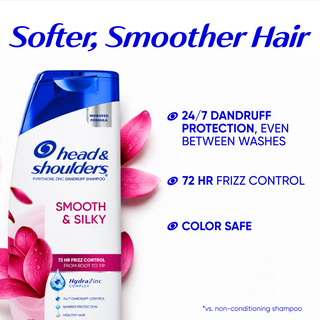 Smooth & Silky 2 in 1 Dandruff Shampoo and Conditioner