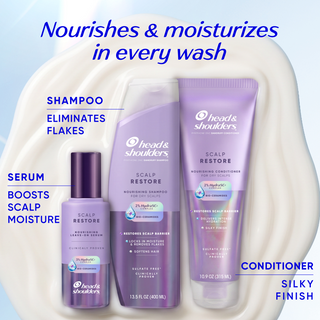 Head & Shoulders Scalp Restore Anti-Dandruff Leave-On Serum, Boosts Scalp Moisture