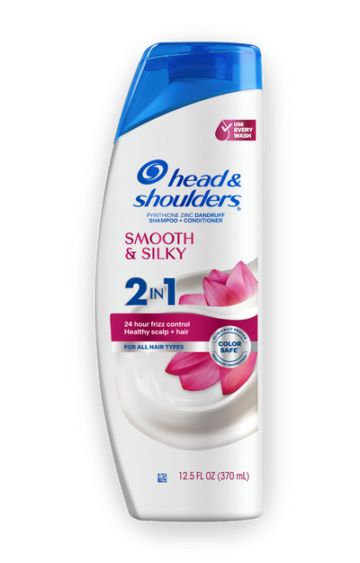Smooth & Silky 2 in 1 Dandruff Shampoo and Conditioner